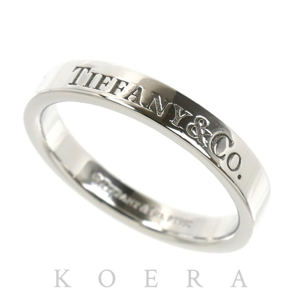 TIFFANY&Co. Tiffany & Co. Pt950 Platinum Flat Band Ring, 4.8g, Women's
